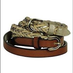 Style & Co set of two belts size medium